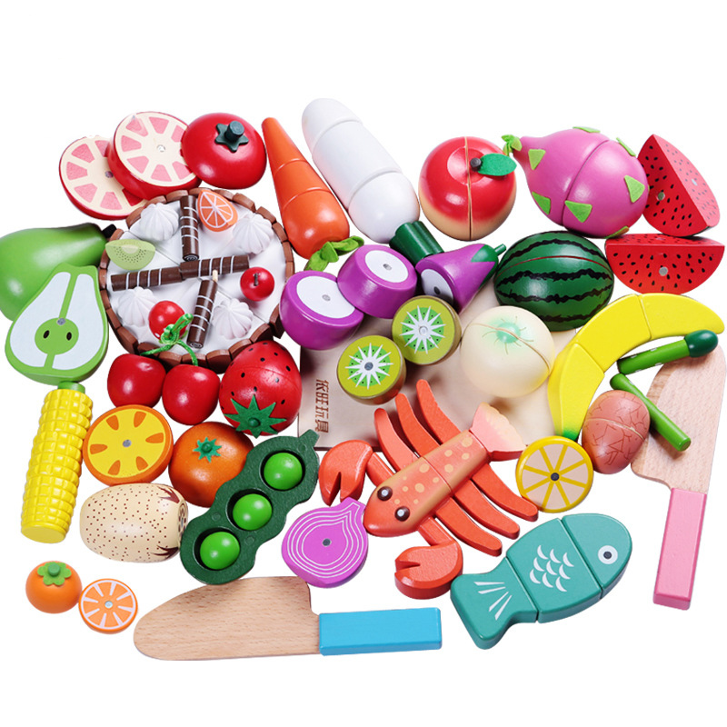 Baby Food Vegetables - 1 шт. деревянная игрушка магнитная резка