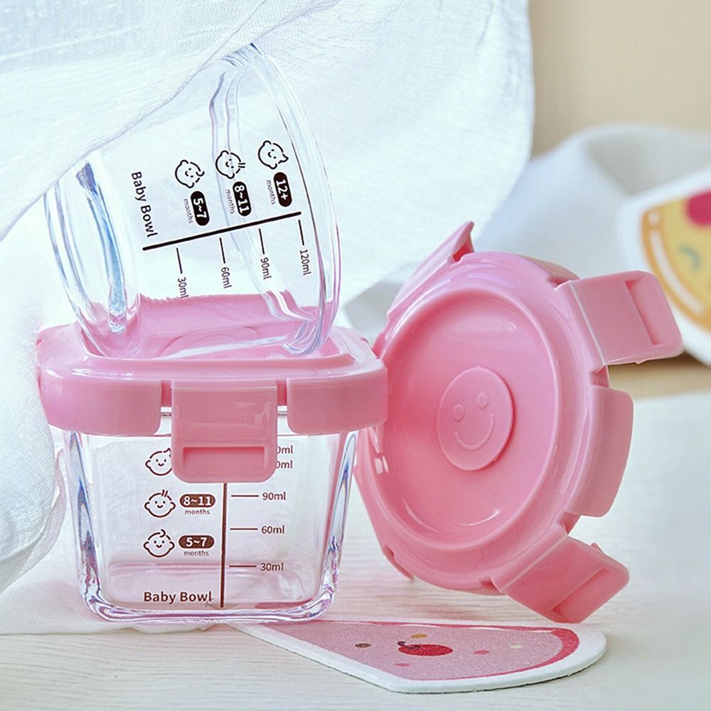 Baby Food Jars With Lids - Стеклянный контейнер для хранения еды, новинка,