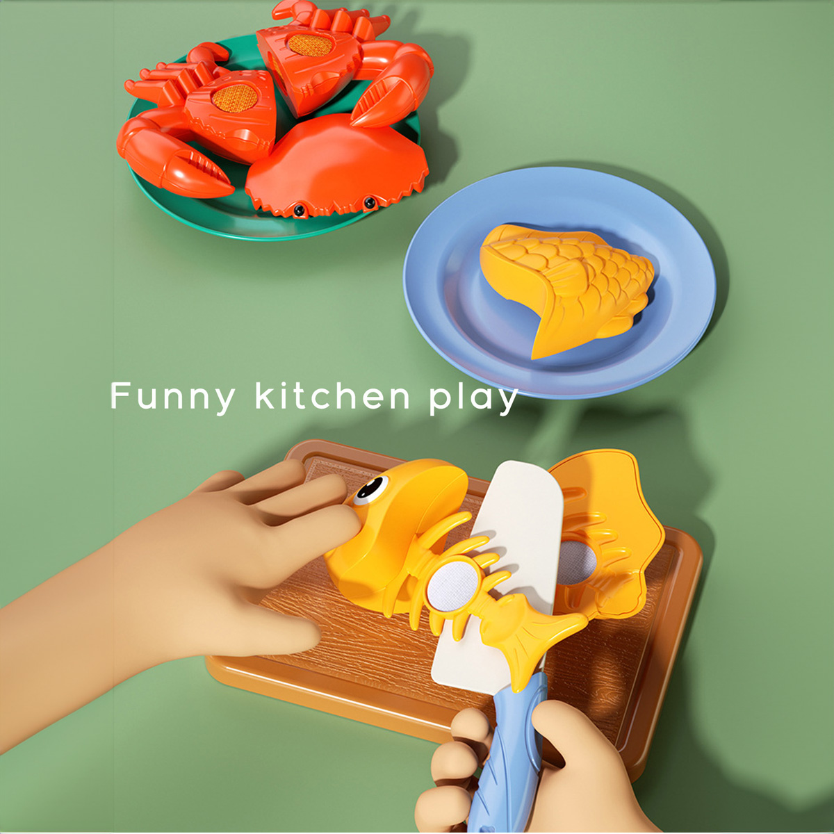 Игрушки для резки еды, кухонны – обзор и цена Baby Food Vegetables